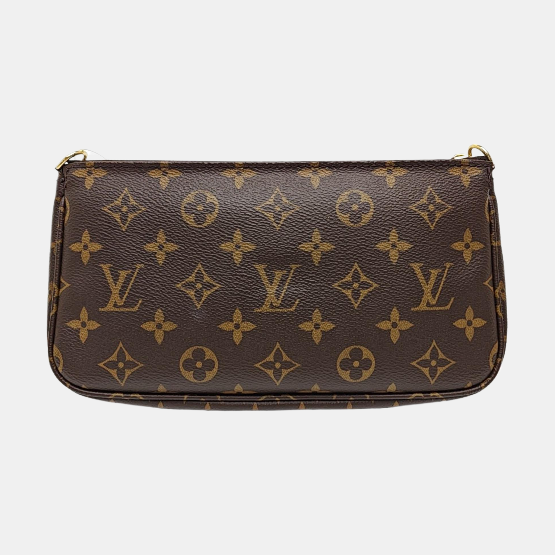 MULTI Monogram Coated Canvas Brown