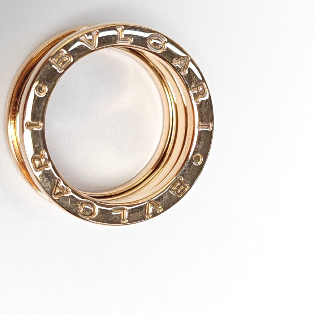B.ZERO1 18k Rose Gold Ring EU 50