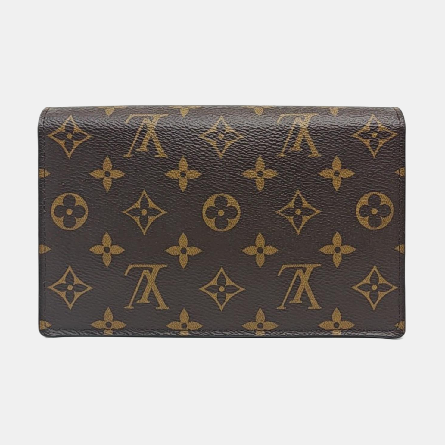 FLORE Monogram Coated Canvas Brown