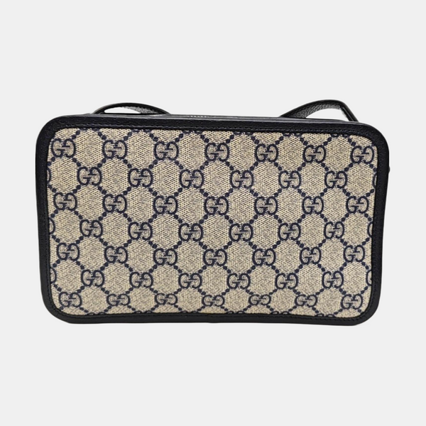 GG Supreme Mini Monogram Coated Canvas Beige