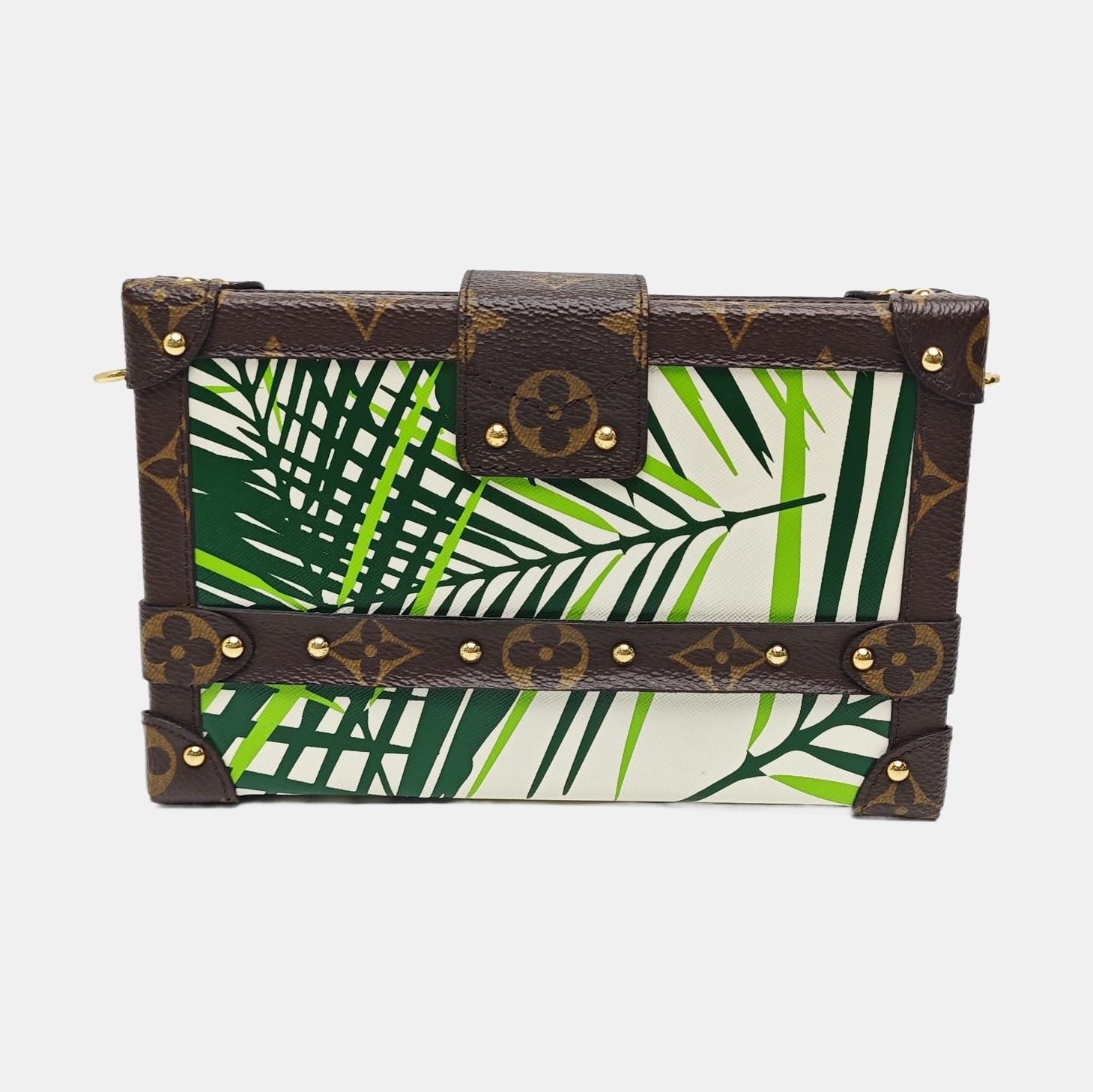 PETITE MALLE Coated Canvas Green