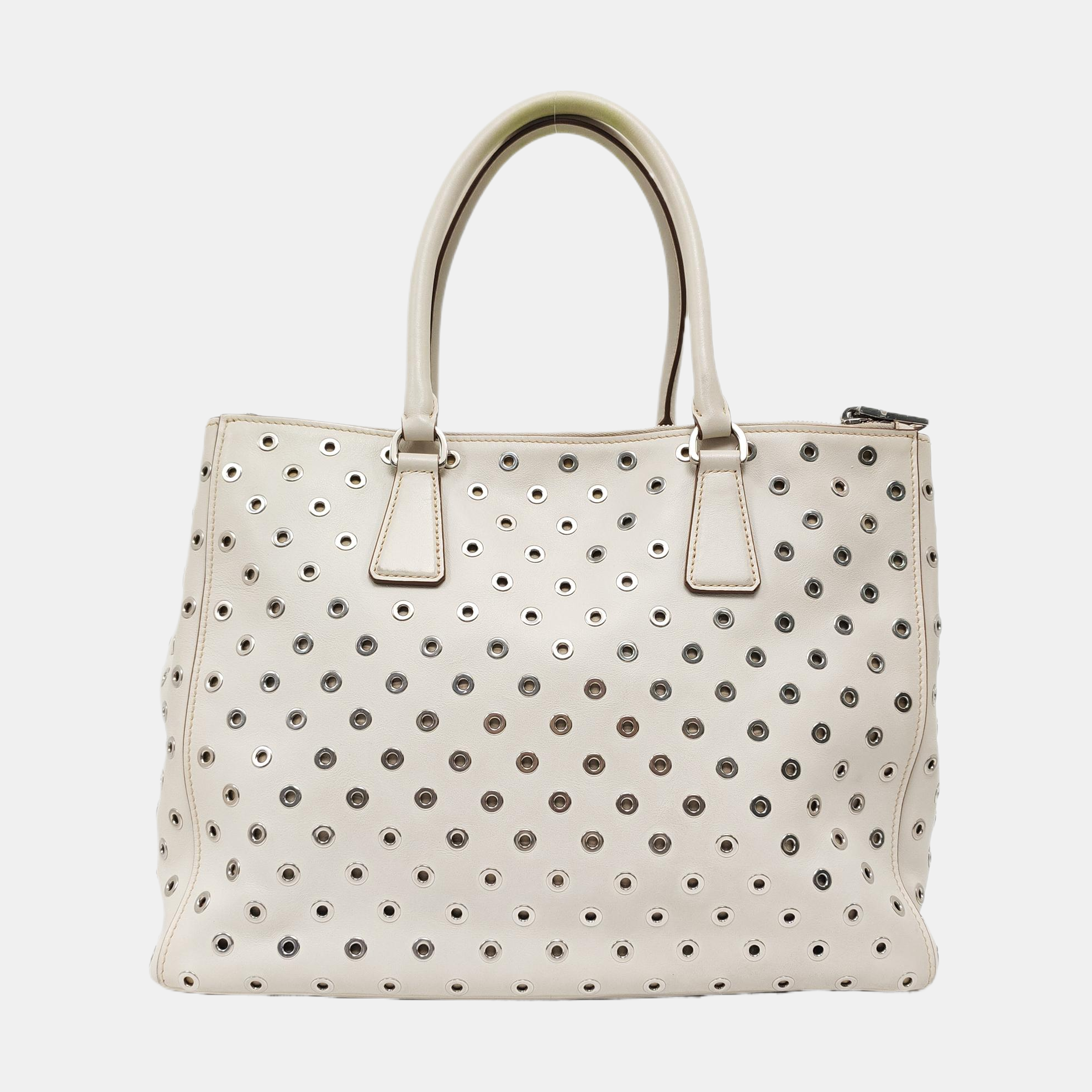 Calfskin Tote Bag White
