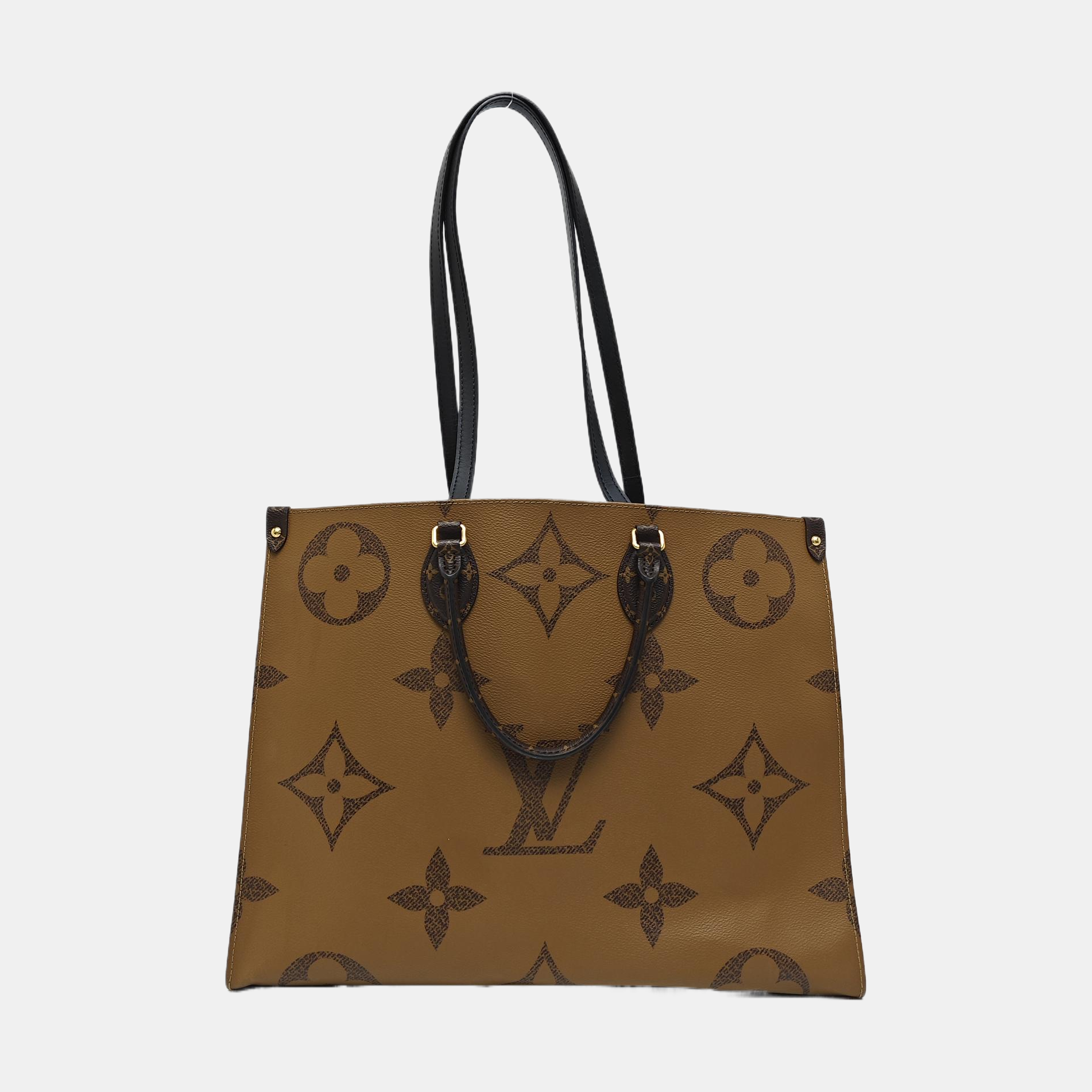 ONTHEGO GM Monogram Coated Canvas Brown