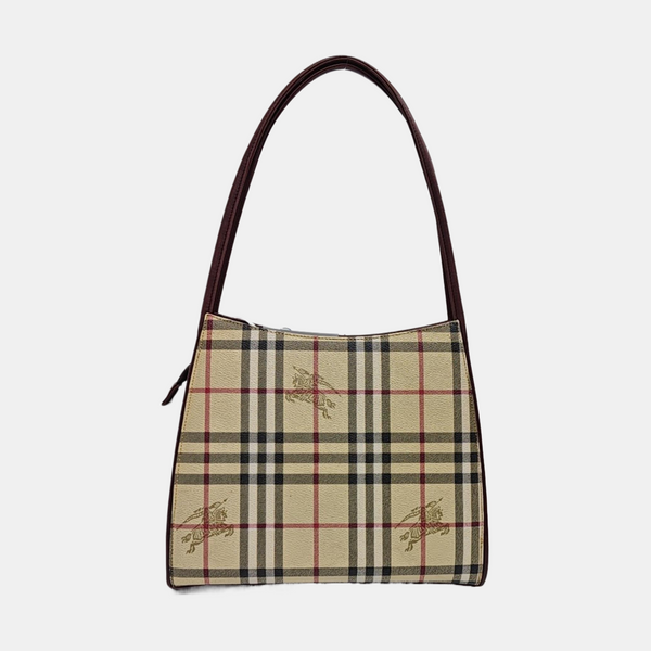 Coated Canvas Tote Bag Beige