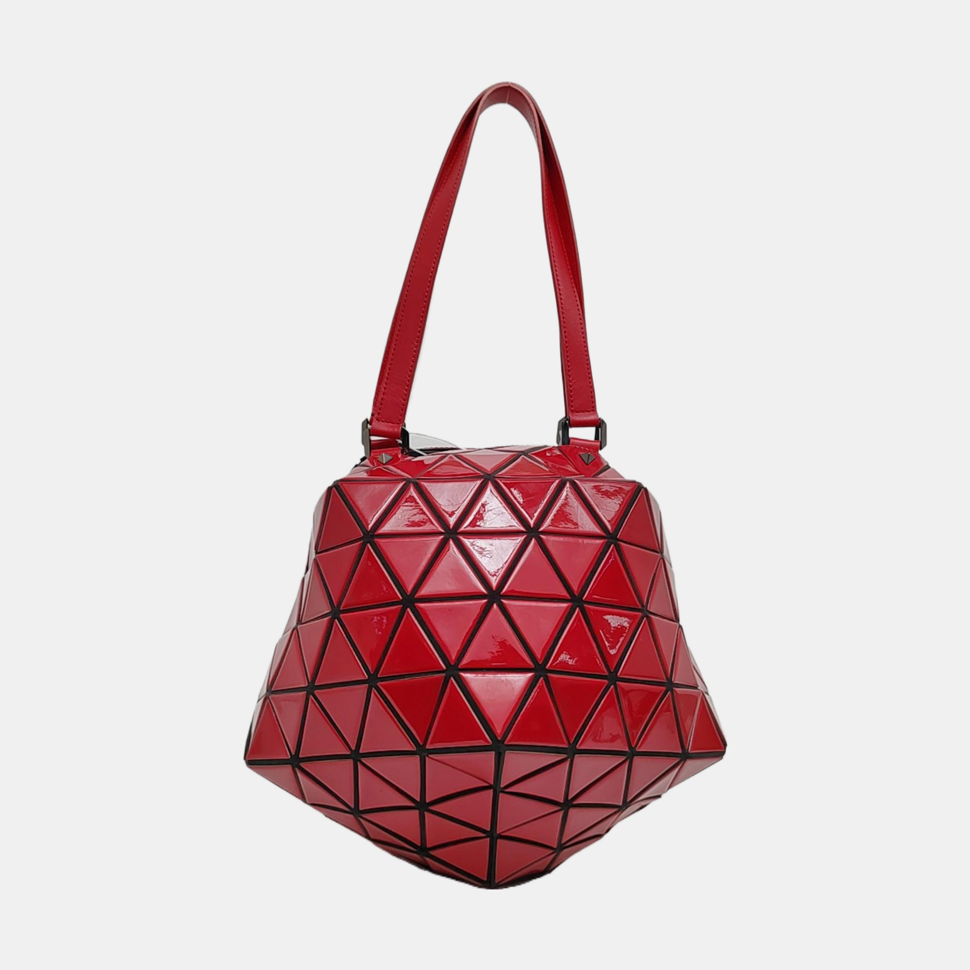 Special Material Shoulder Bag Red