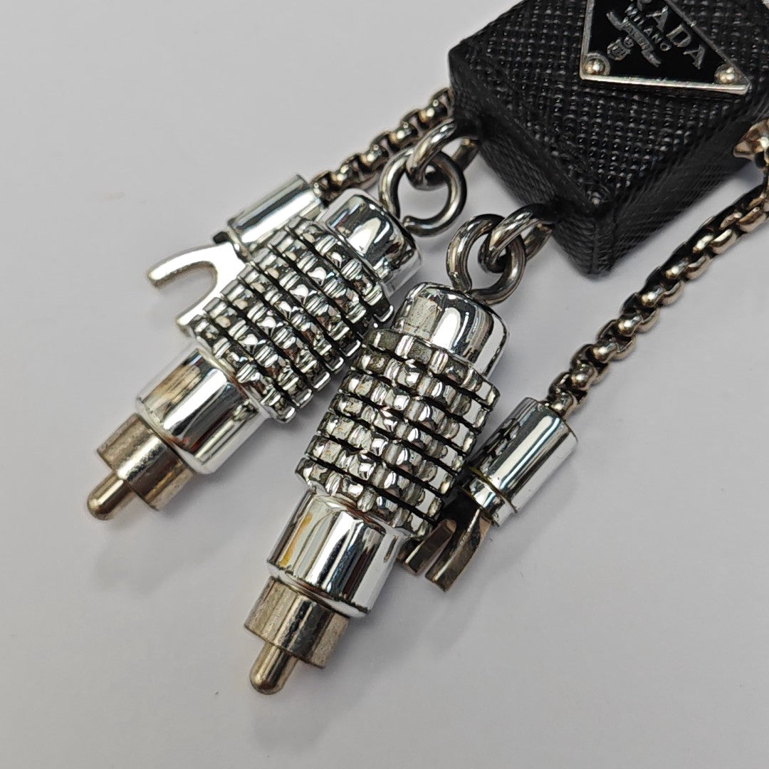 Metal Bag Charm Silver