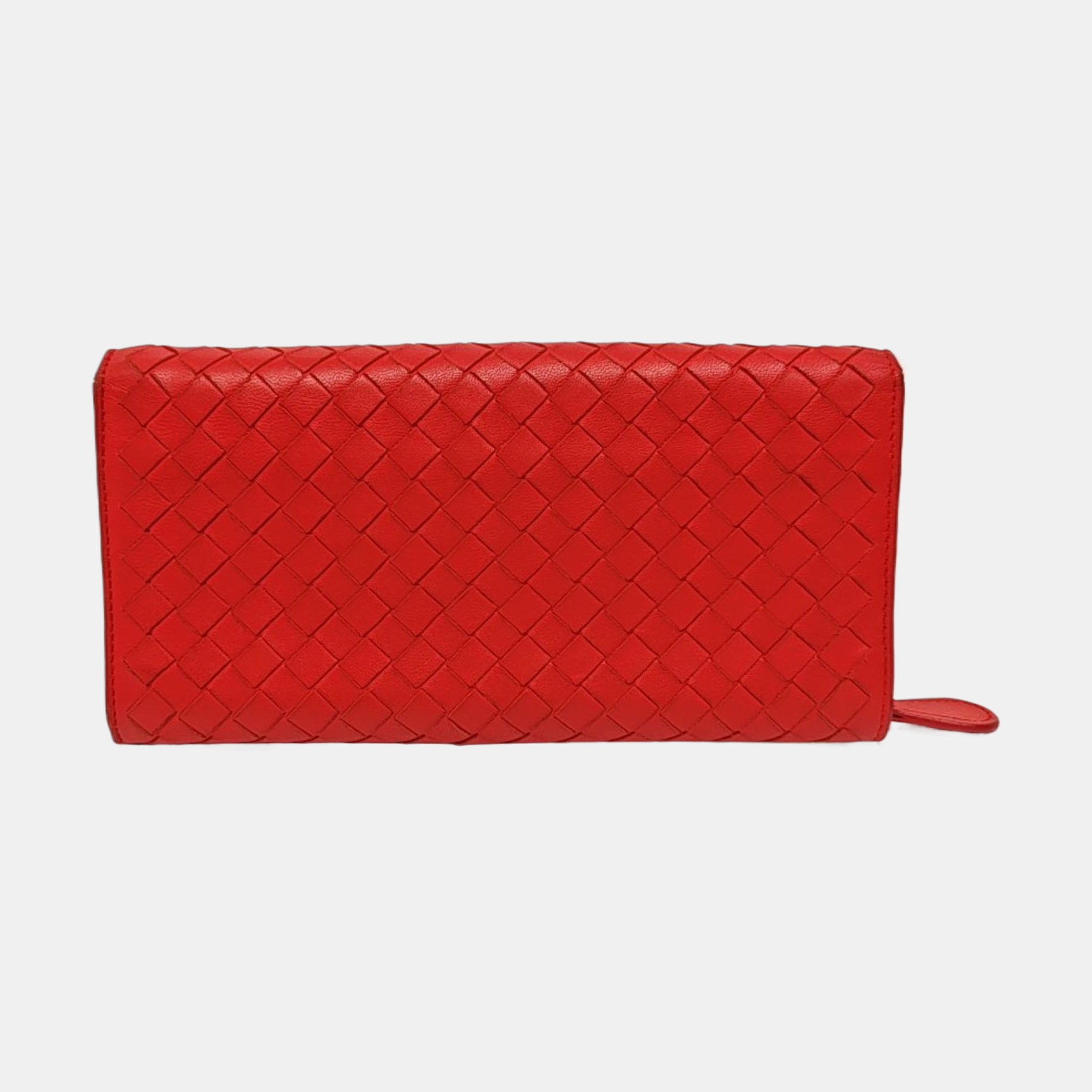 Lambskin Clutch Red