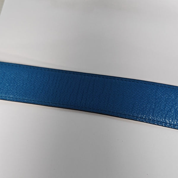 Leather Belt Blue