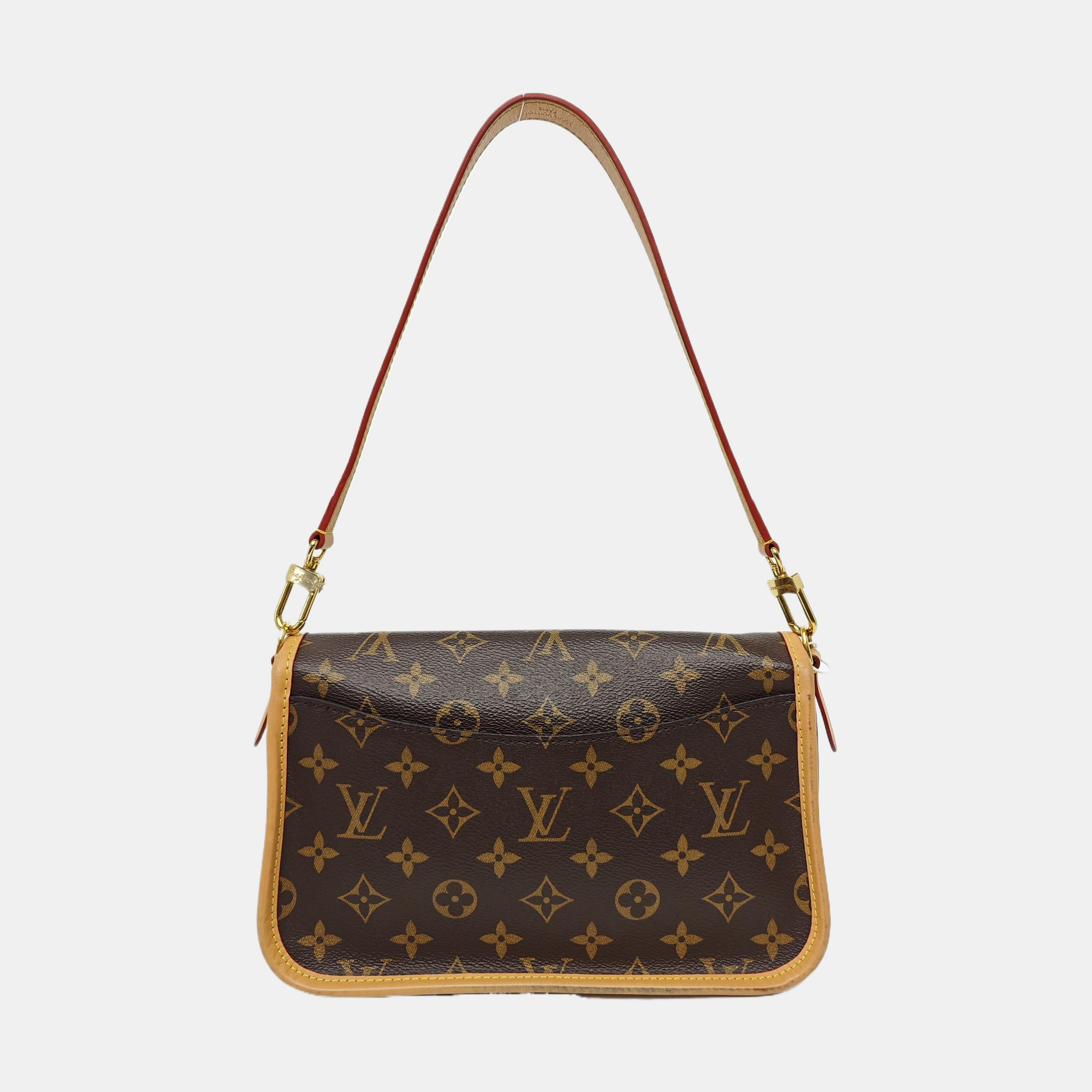 DIANE Monogram Coated Canvas Brown