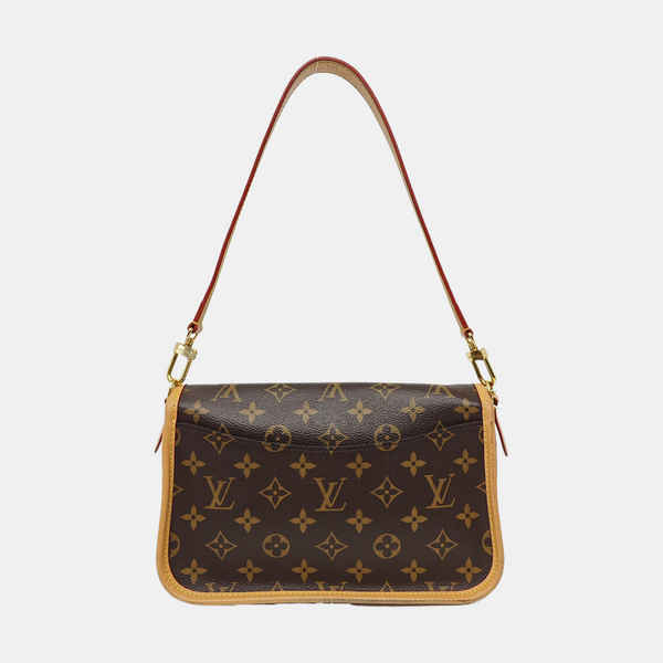 DIANE Monogram Coated Canvas Brown