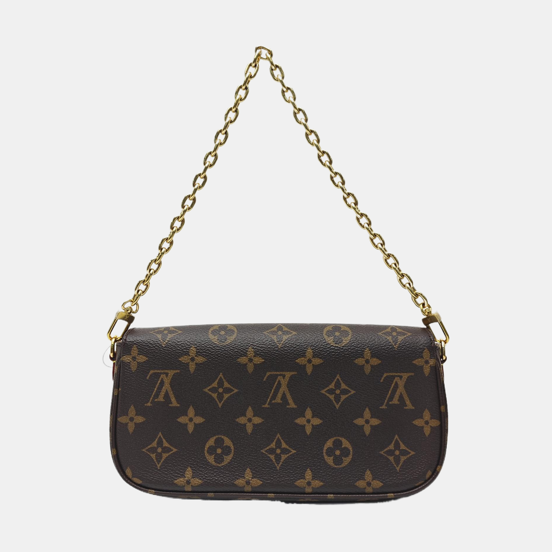 IVY Monogram Coated Canvas Brown