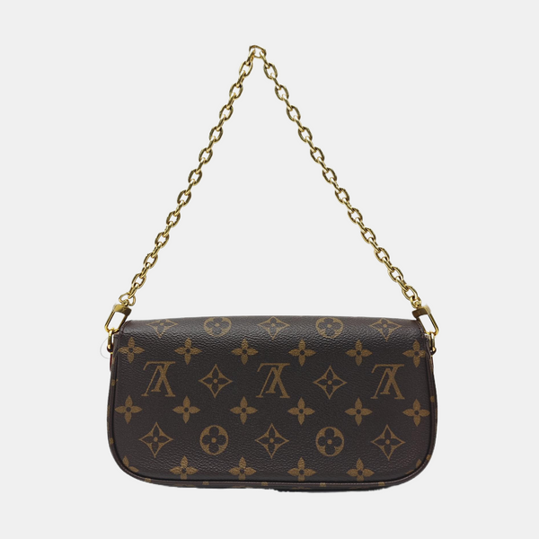 IVY Monogram Coated Canvas Brown