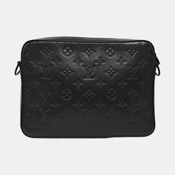 DUO Monogram Calfskin Black