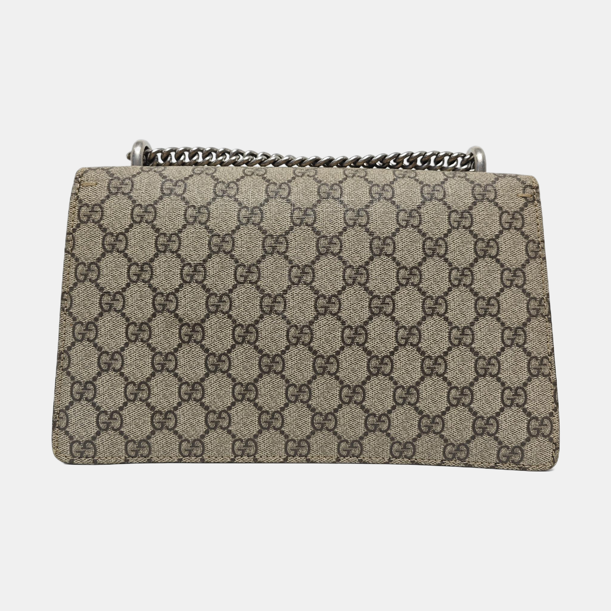 Authenticated pre-owned  Dionysus Small Monogram Coated Canvas Beige - Shoulder Bag at Looply