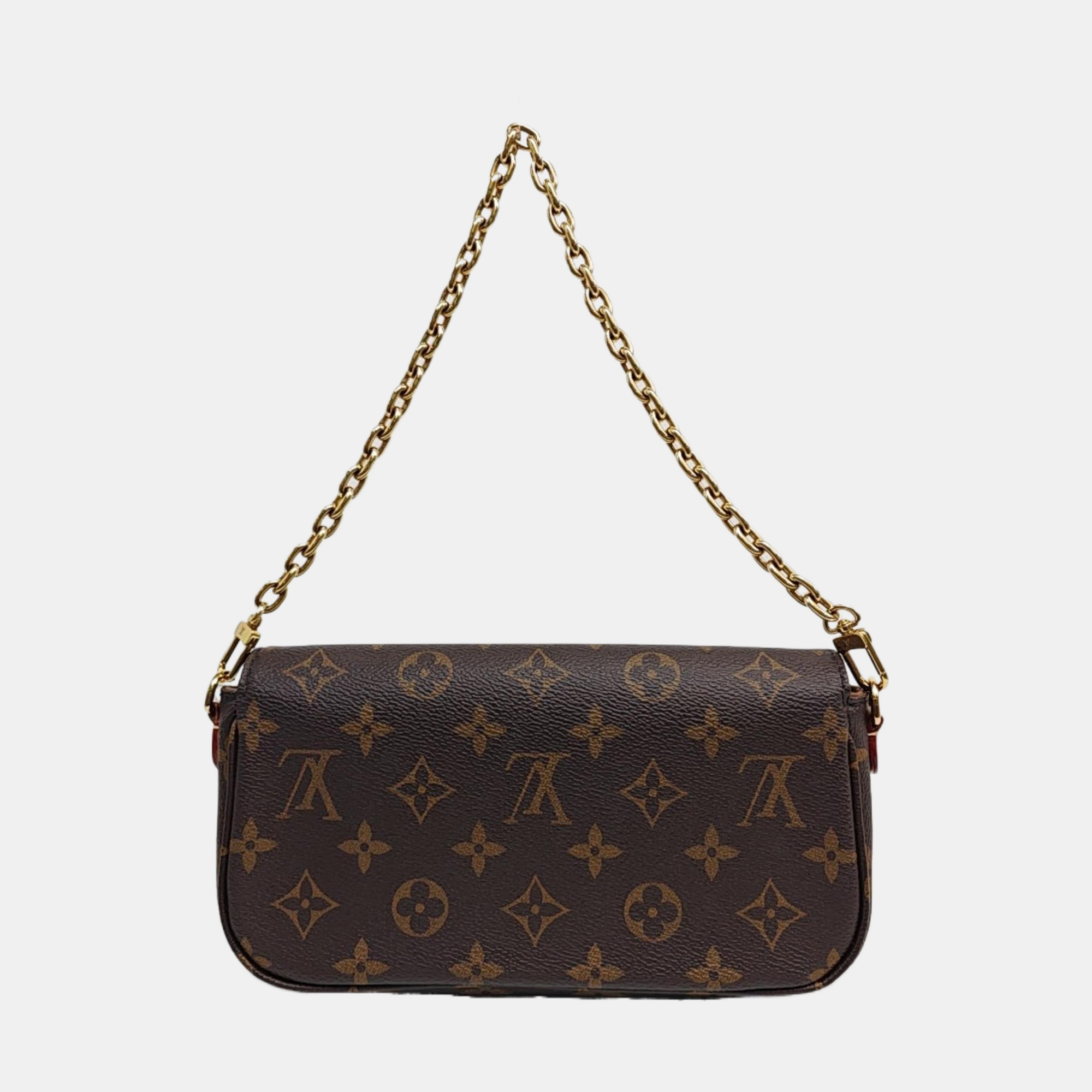 IVY Monogram Coated Canvas Brown