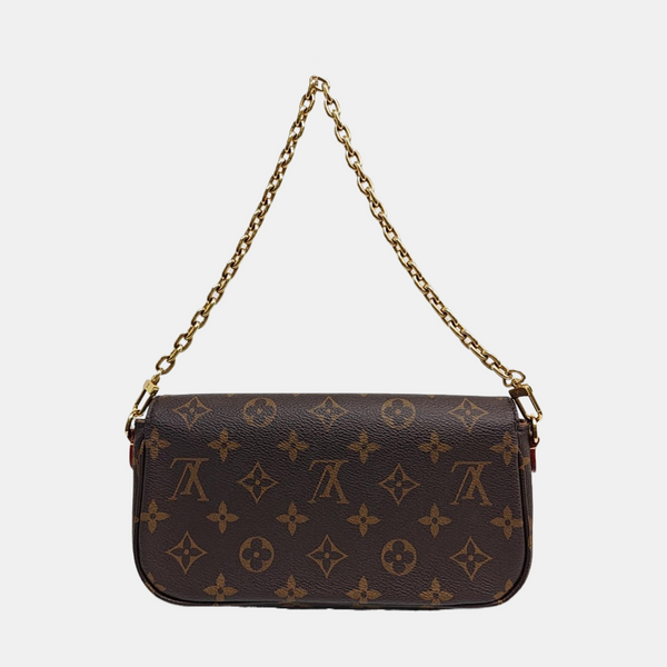 IVY Monogram Coated Canvas Brown