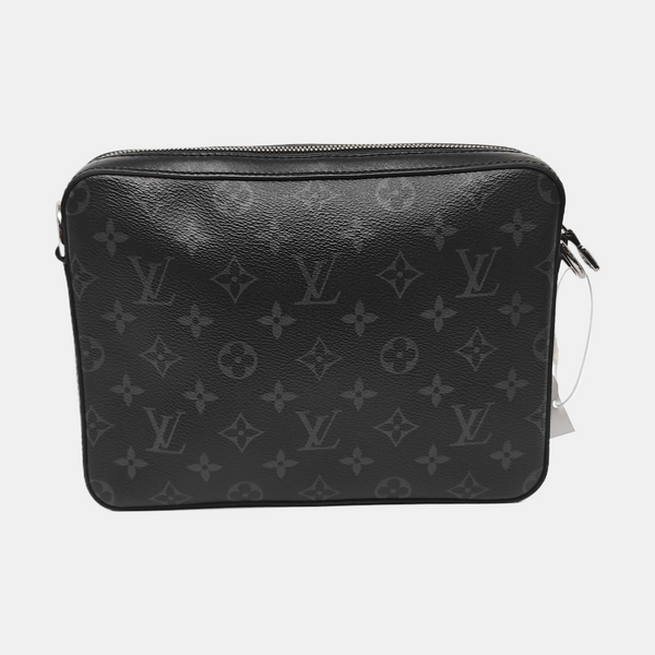 TRIO Monogram Coated Canvas Gray