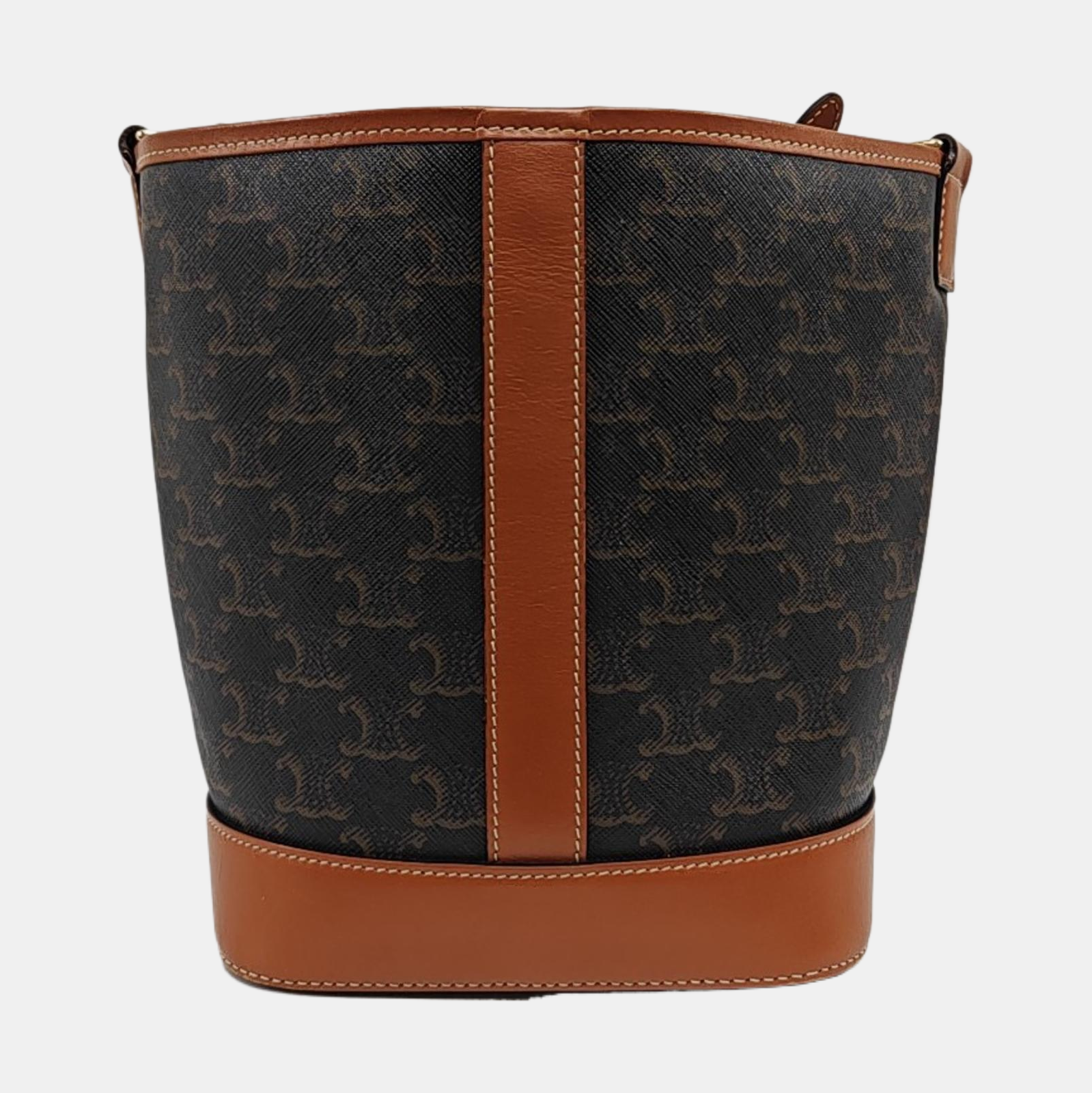 TRIOMPHE CANVAS Small Coated Canvas Brown