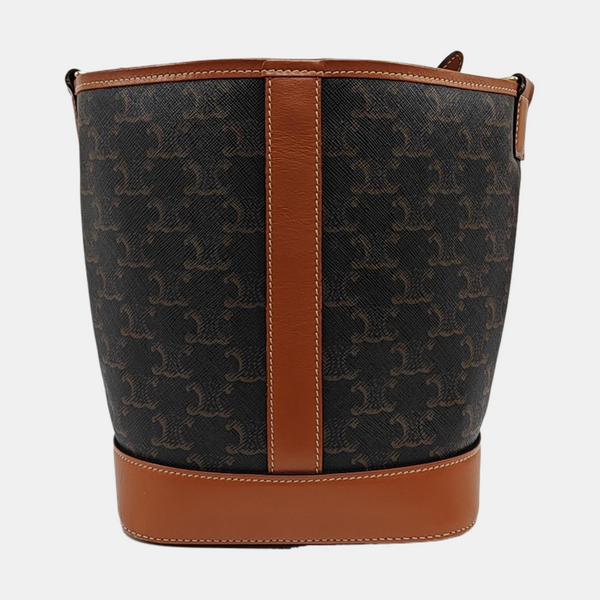 TRIOMPHE CANVAS Small Coated Canvas Brown