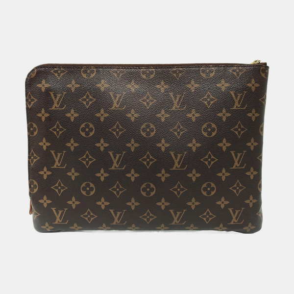 Etui Voyage MM Monogram Coated Canvas Brown
