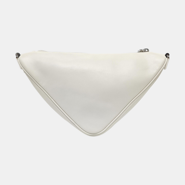 Triangle Calfskin White