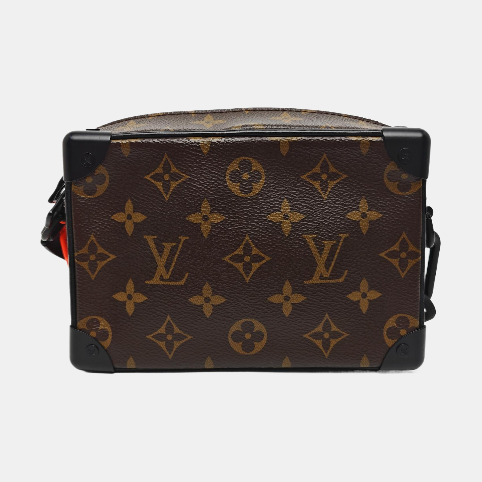 SOFT TRUNK Mini Monogram Coated Canvas Brown