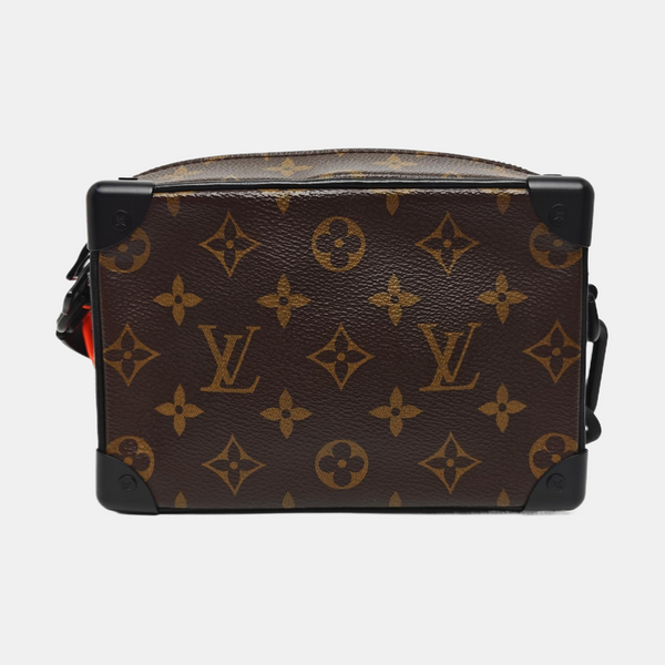 SOFT TRUNK Mini Monogram Coated Canvas Brown