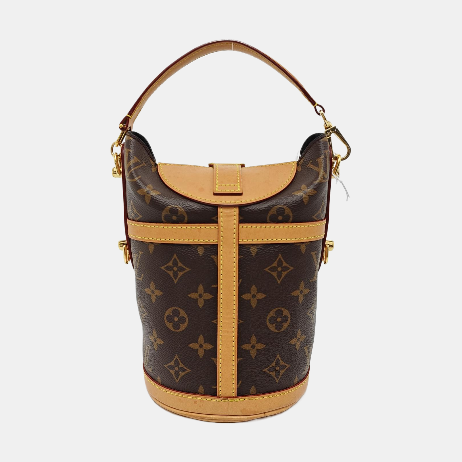 DUFFLE Monogram Coated Canvas Brown