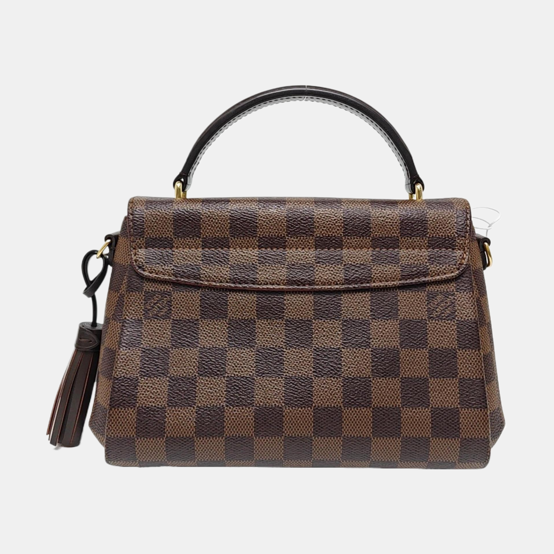 CROISETTE Damier Ebene Coated Canvas Brown