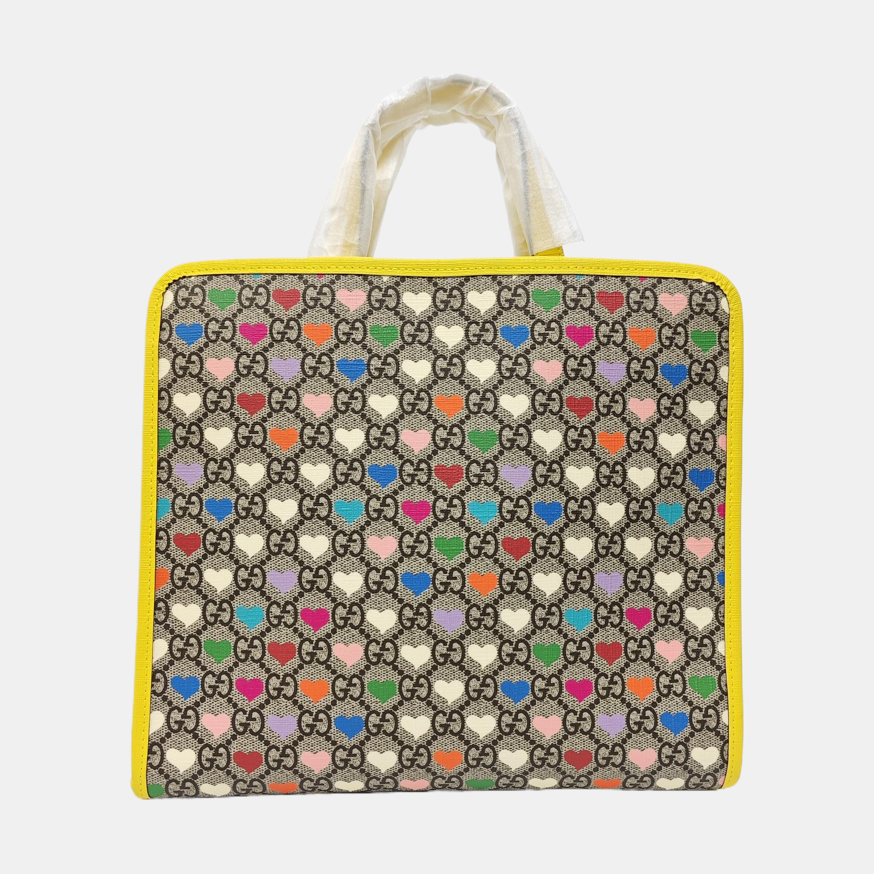 Children’s GG Bucket Monogram Coated Canvas Beige