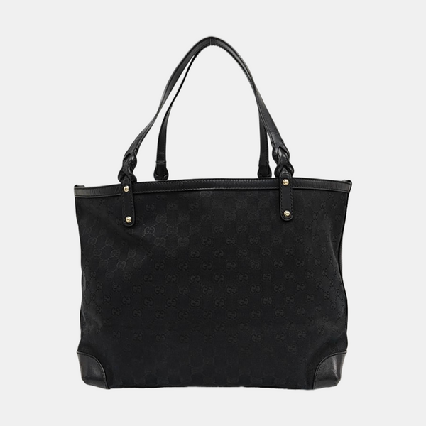 Monogram Canvas Top Handle Bag Black