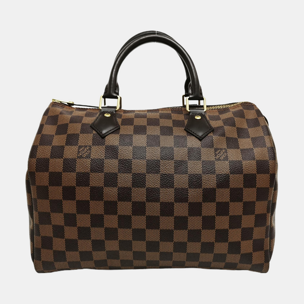 SPEEDY 30 Damier Ebene Coated Canvas Brown