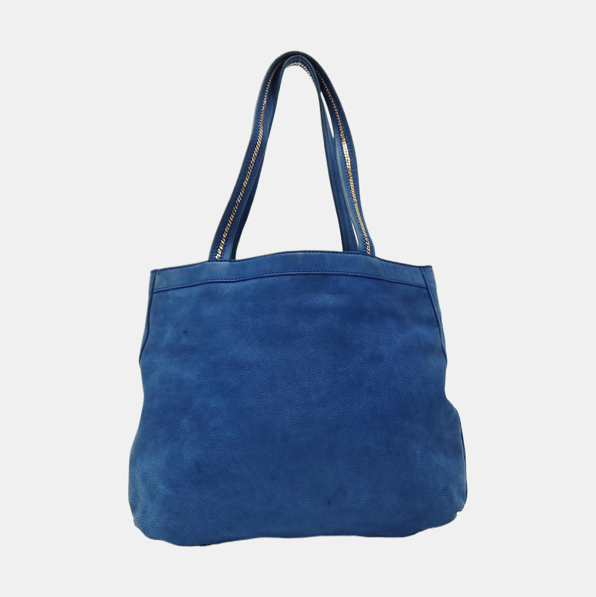 Calfskin Tote Bag Blue