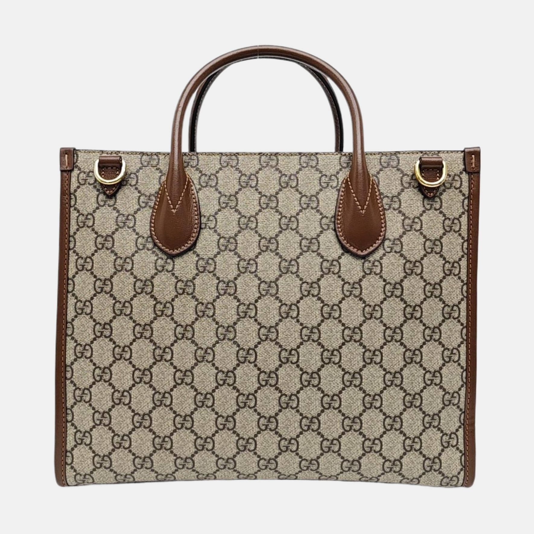 Retro Small Monogram Coated Canvas Brown