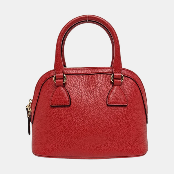 Dome Calfskin Red