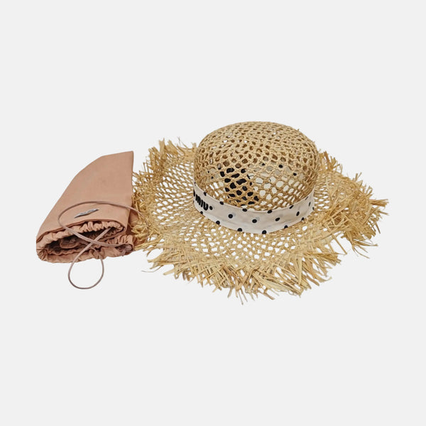 Natural Straw Hat Beige
