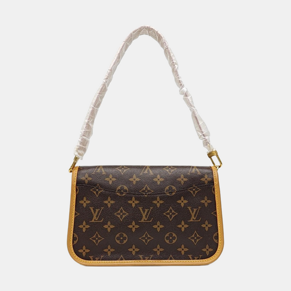 DIANE Monogram Coated Canvas Brown