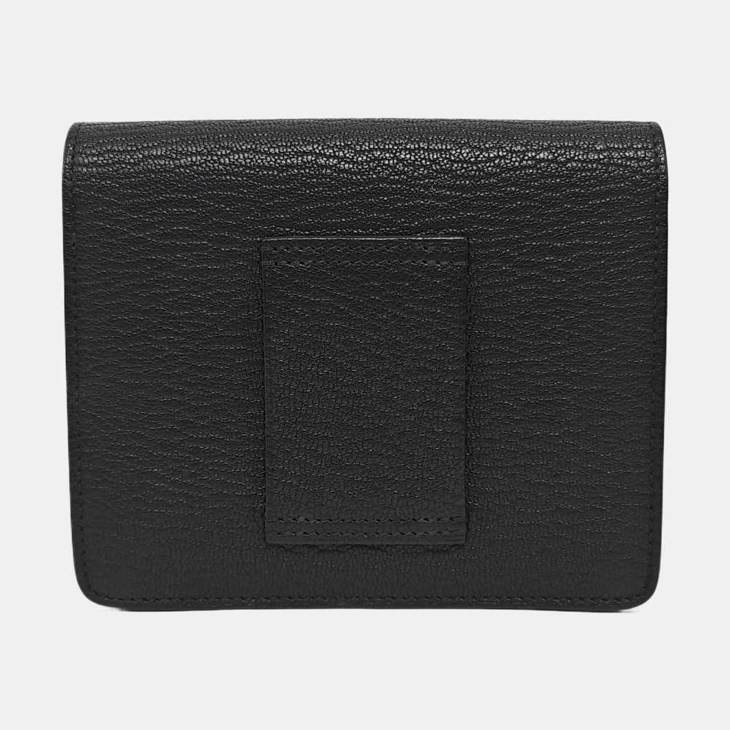 Roulis Slim Chèvre Mysore Black Wallet