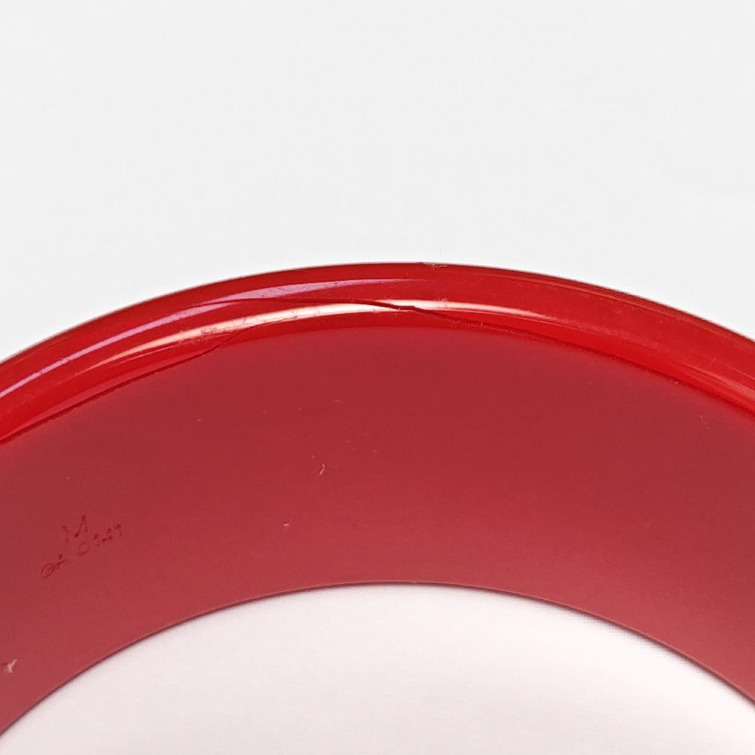Metal Red Bangle