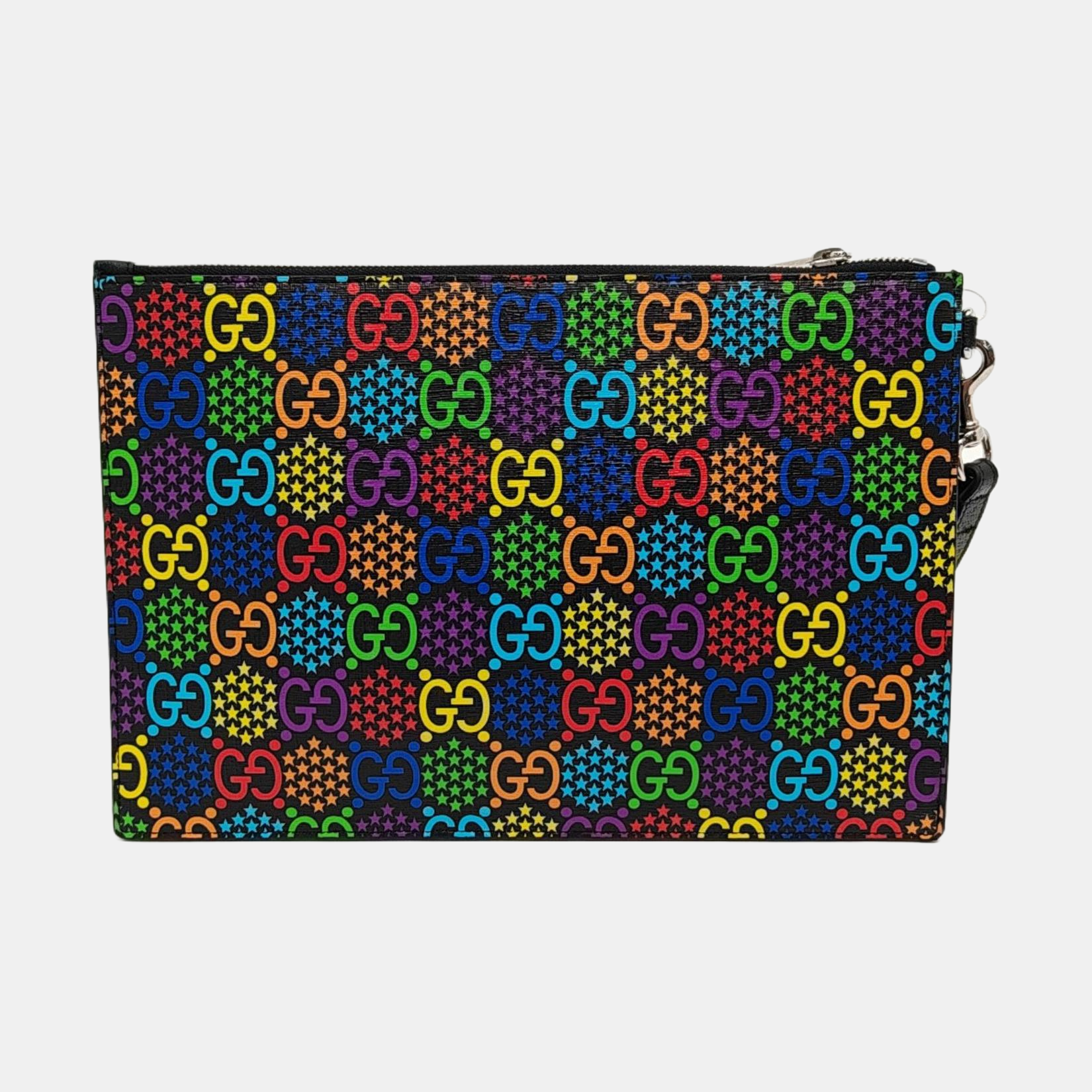 GG Supreme Monogram Coated Canvas Black