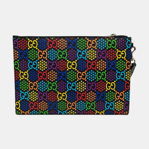 GG Supreme Monogram Coated Canvas Black