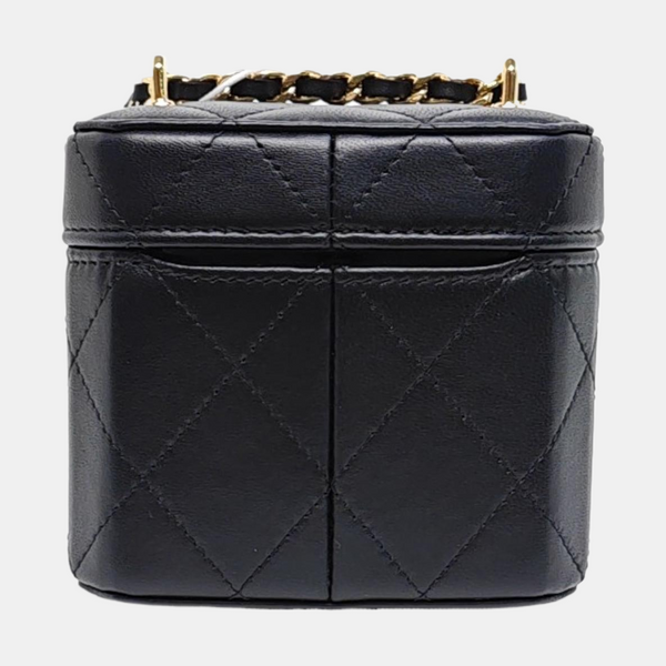 Quilted Lambskin Small Black