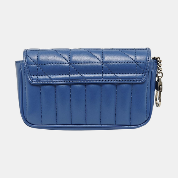 GG Marmont Mini Quilted Calfskin Blue