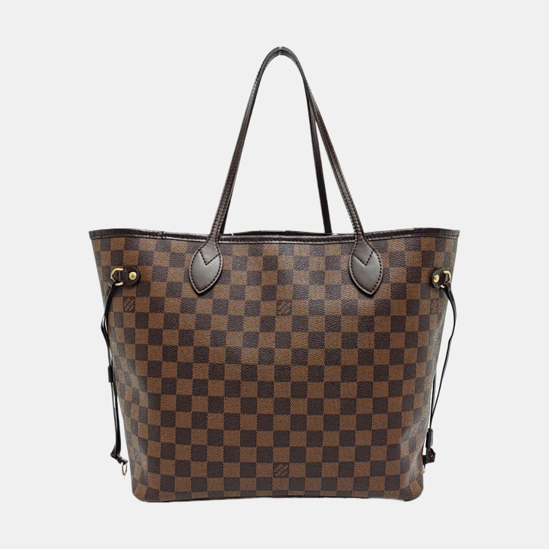 NEVERFULL MM Damier Ebene Coated Canvas Brown