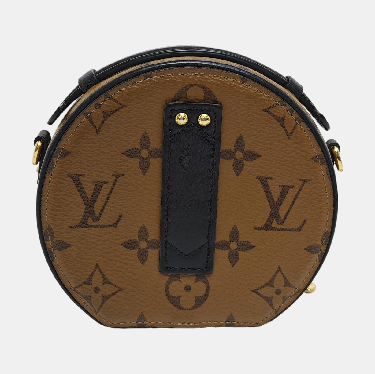 BOITE CHAPEAU Mini Monogram Coated Canvas Brown