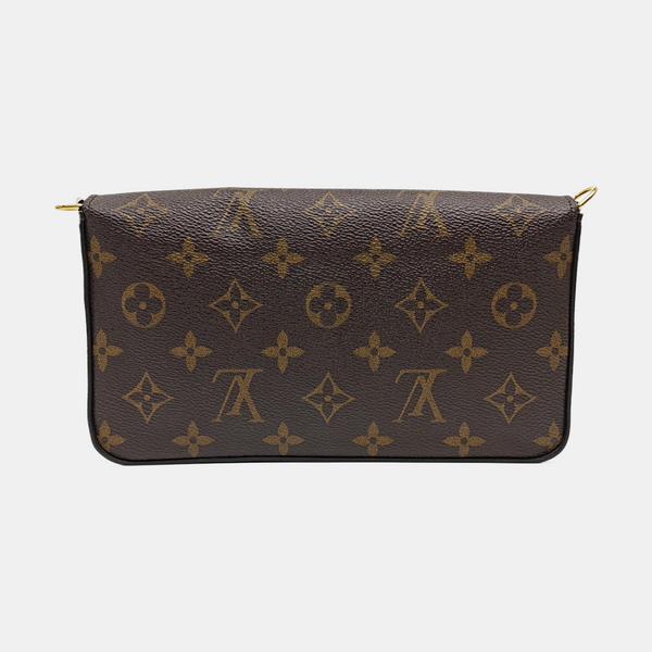 FÉLICIE Monogram Coated Canvas Brown
