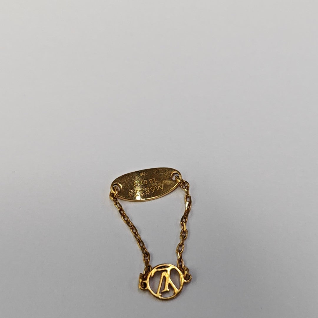 BLOOMING STRASS Metal Gold Ring EU 54