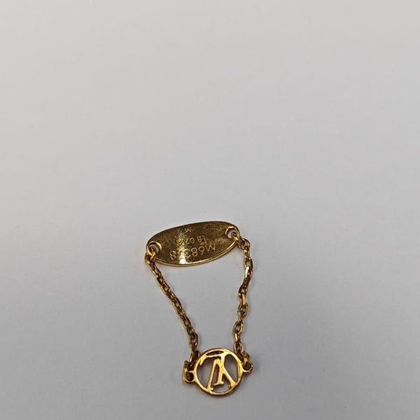 BLOOMING STRASS Metal Gold Ring EU 54