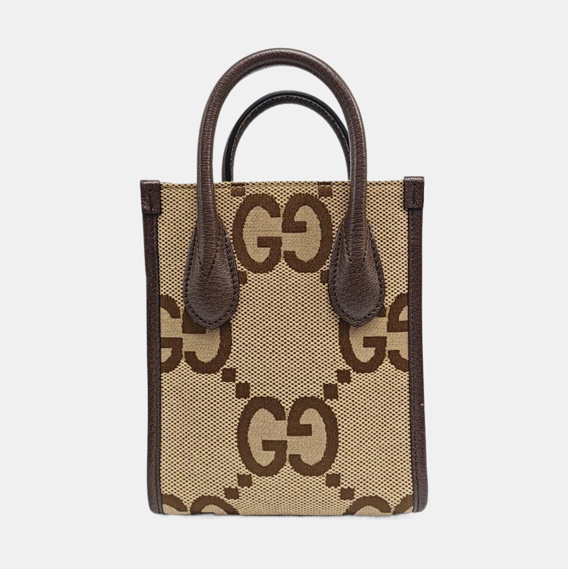 Jumbo Mini Monogram Canvas Beige
