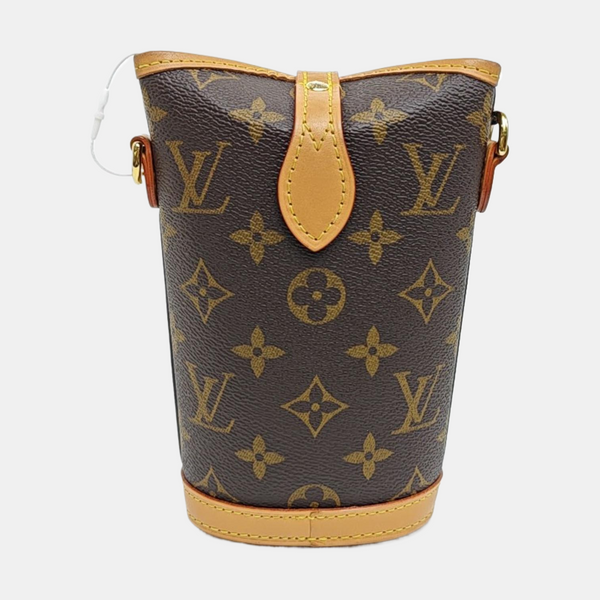 FOLD ME Monogram Coated Canvas Brown